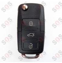 Автоключ за VW с честота 433 Mhz и три бутона