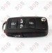 Автоключ за Volkswagen с четири бутона и 433 Mhz